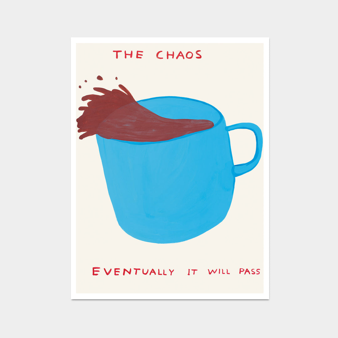 Sottobicchiere Umoristico Ufficiale Di David Shrigley 'Pudding' – Regalo Divertente Per Amici Con Senso Dell'umorismo