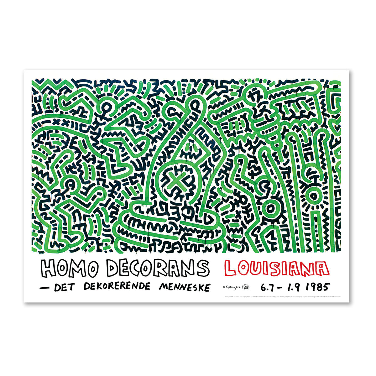 KEITH HARING / HOMO DECORANS (1985)
