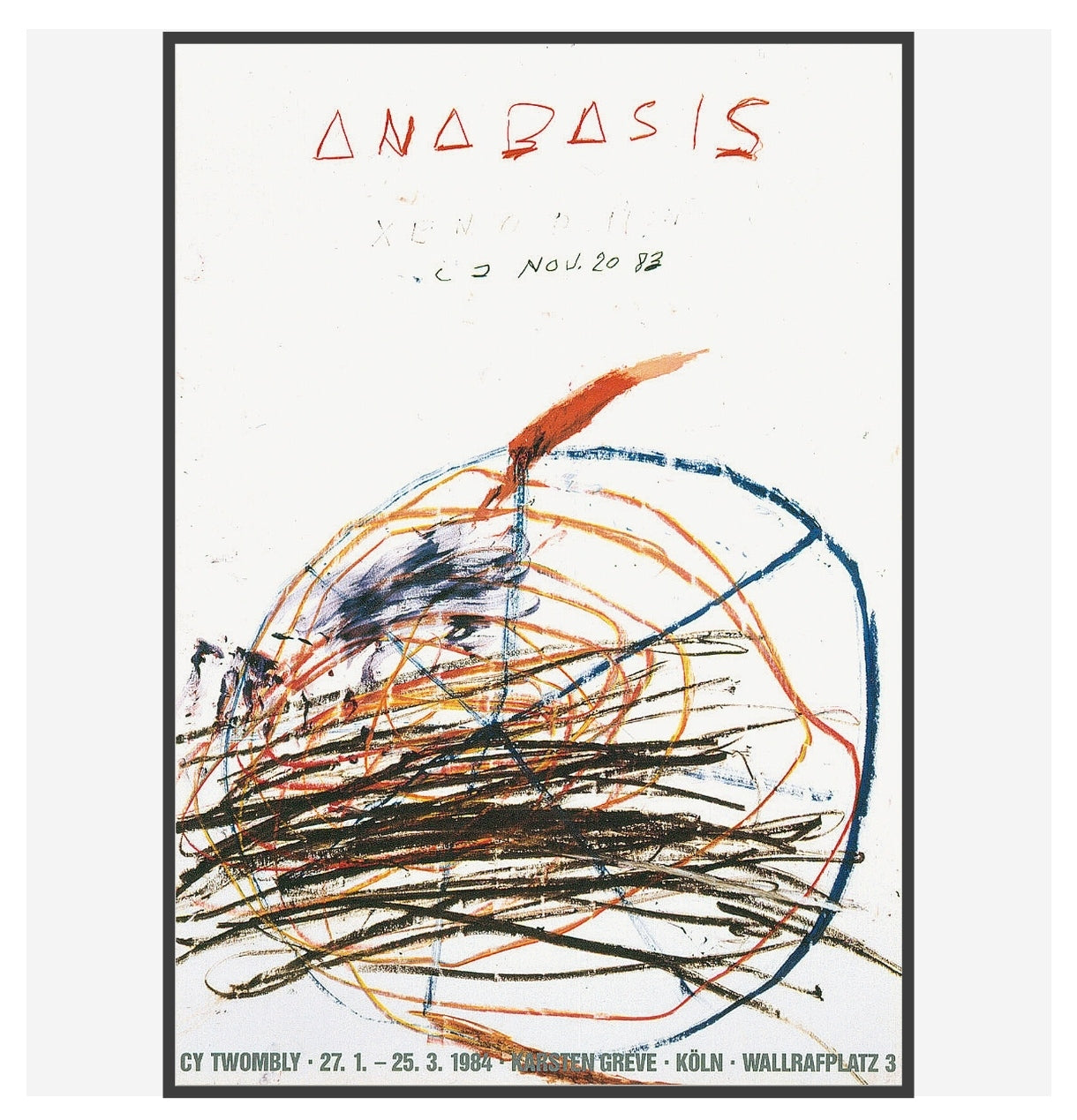 Cy Twombly / Galerie Karsten Greve, Cologne 1984