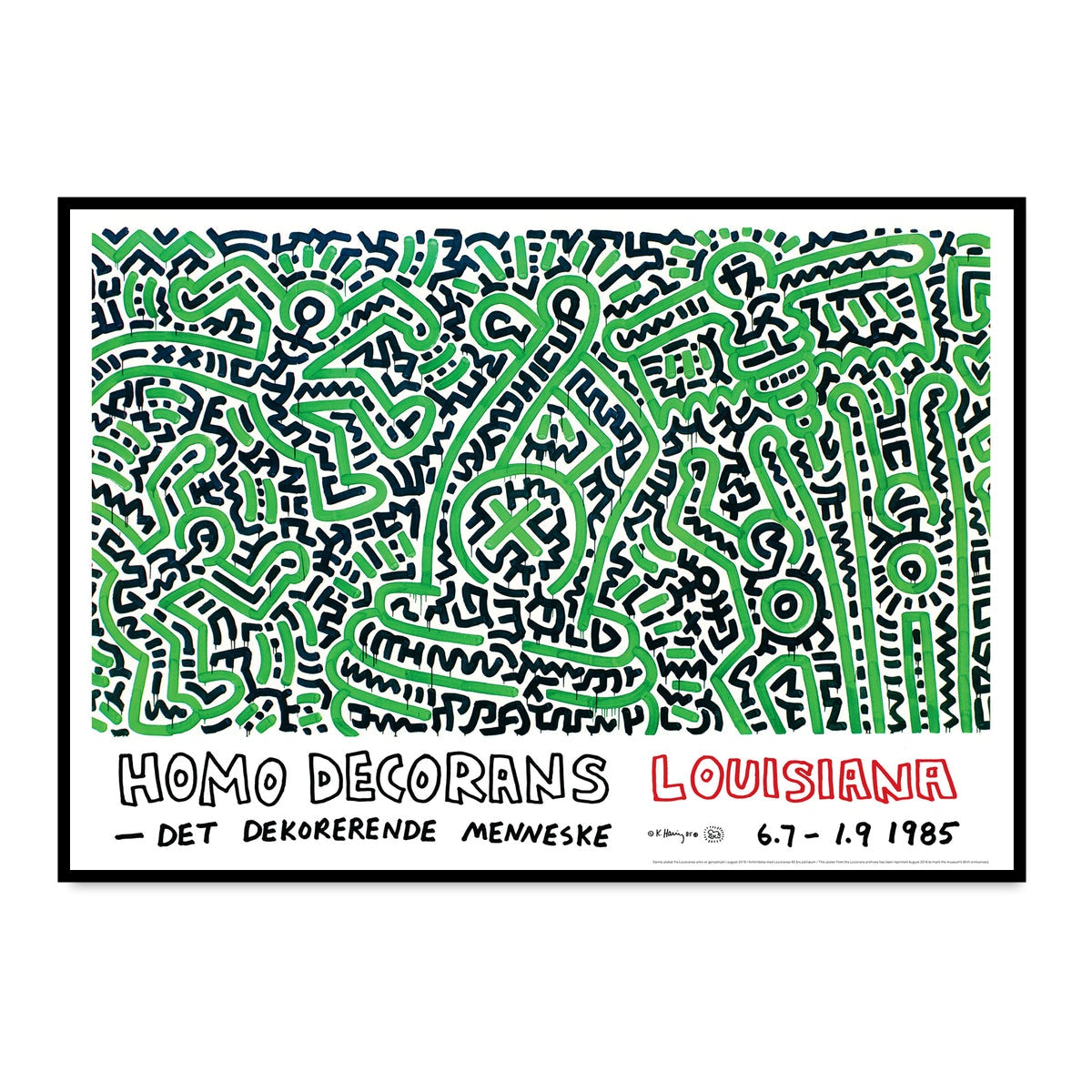 KEITH HARING / HOMO DECORANS (1985)