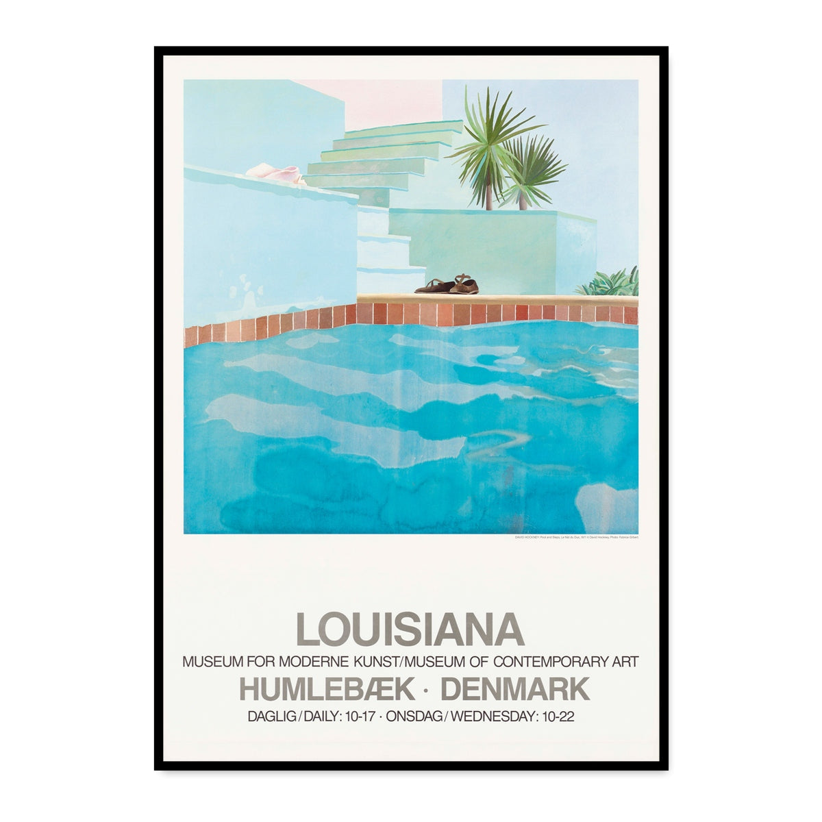 DAVID HOCKNEY / POOL AND STEPS (1971)