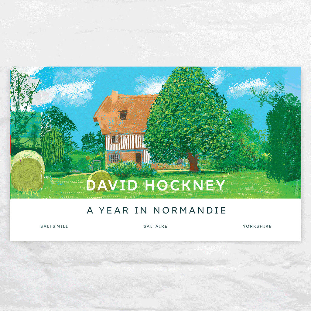 DAVID HOCKNEY / A Year in Normandie Poster by David Hockney (House and Tree)