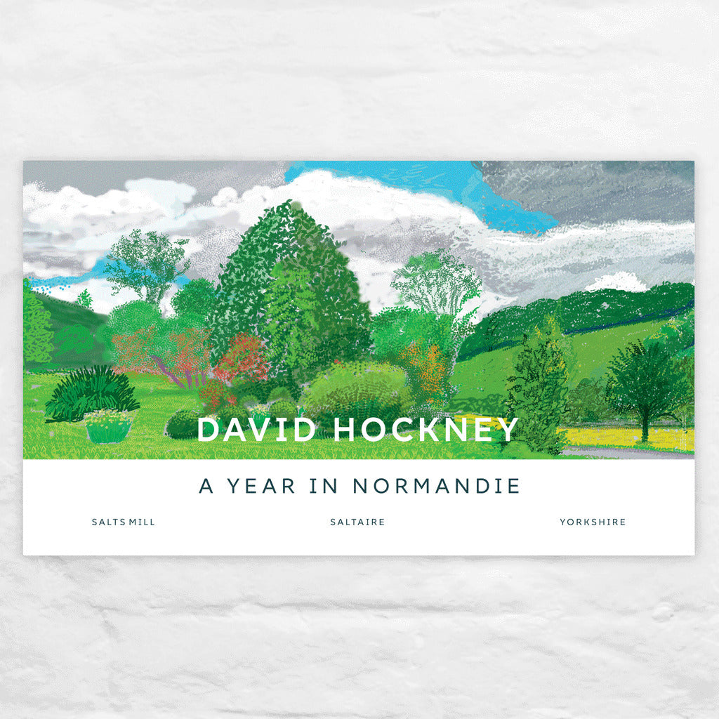 DAVID HOCKNEY / A Year in Normandie Poster by David Hockney (Trees)