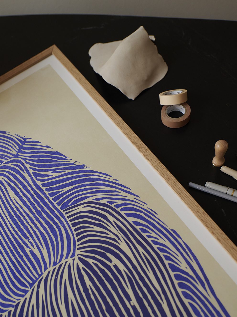 REBECCA HEIN / Deep Blue(Framed)