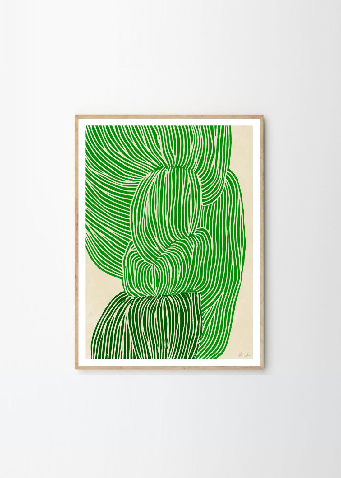 REBECCA HEIN / Green Ocean(Framed)