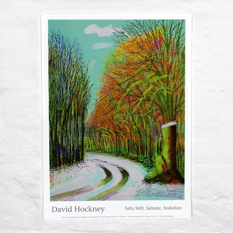 DAVID HOCKNEY / 8th January 2011 (The Arrival of Spring) – Poster