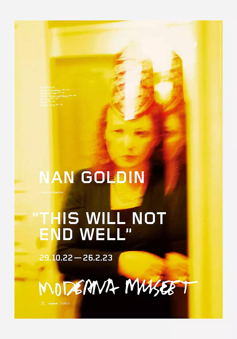 Nan Goldin / Self Portrait at New Year's Eve – Poster Shop Fubar
