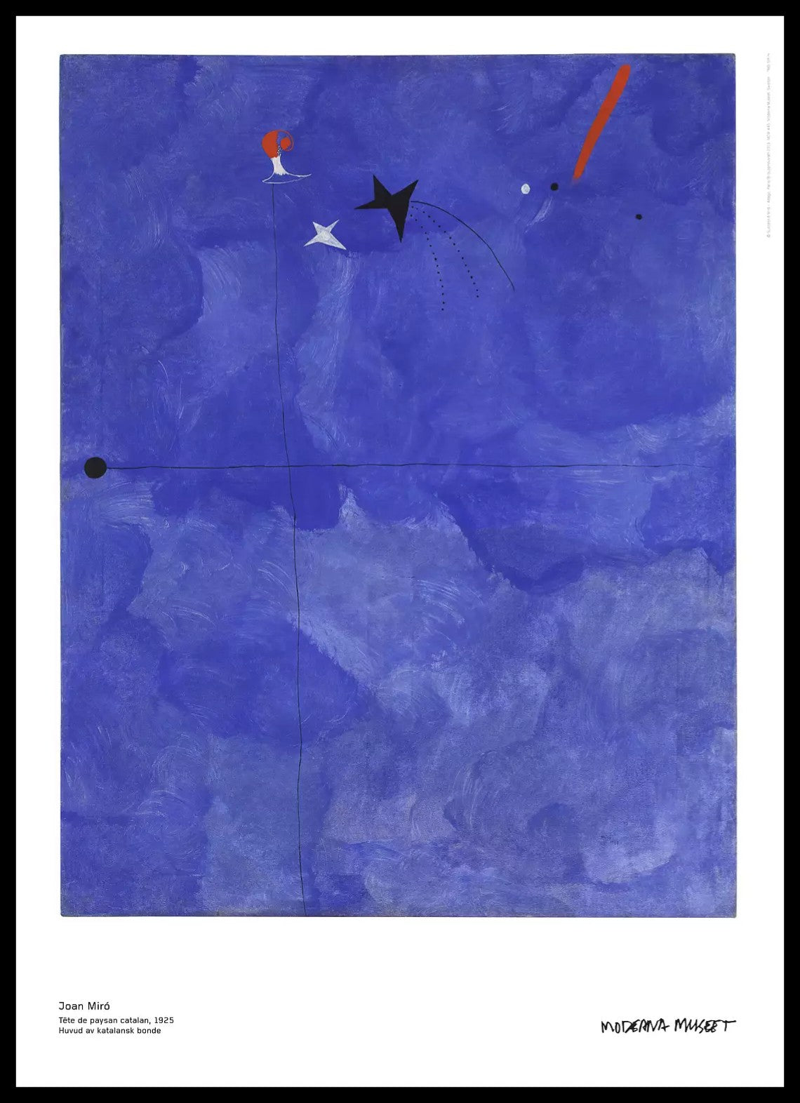 Joan Miró / Tête de paysan catalan, 1925