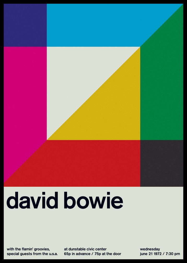 Swissted / David Bowie at dunstable civic center, 1972