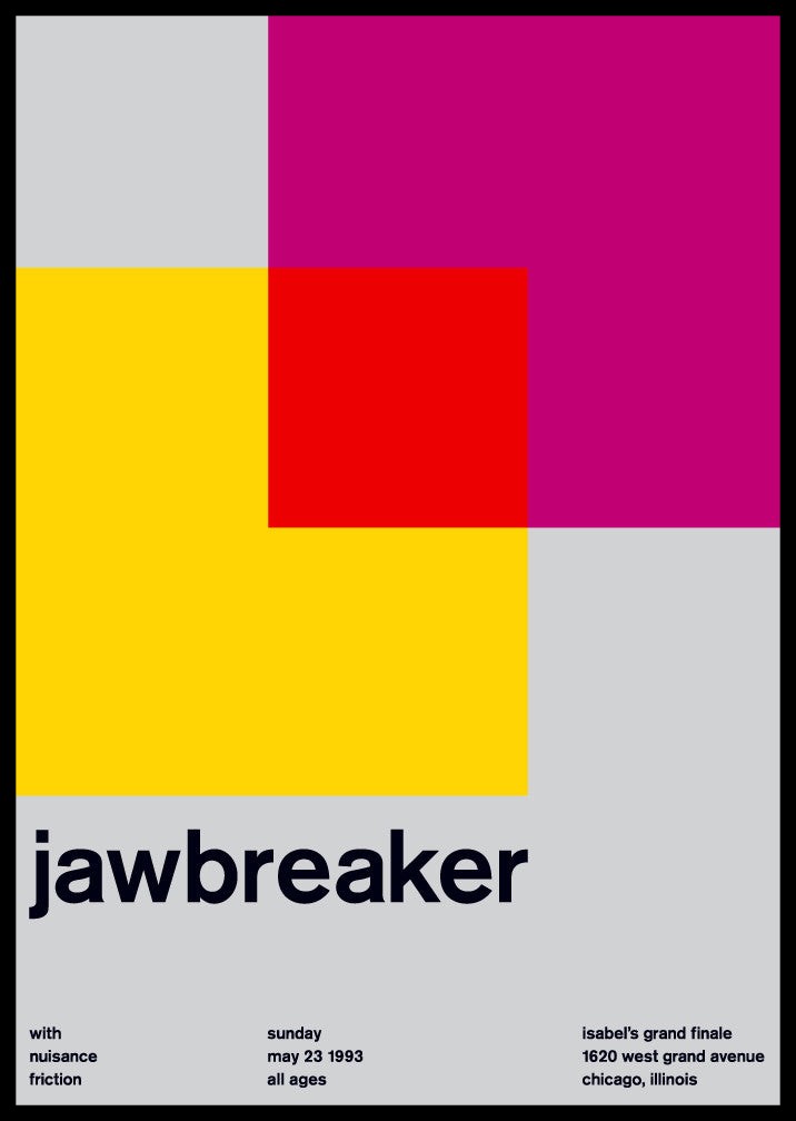 Swissted / Jawbreaker at isabel's grand finale, 1993