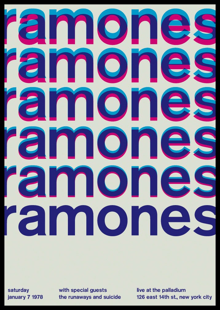 Swissted / Ramones at the palladium, 1978