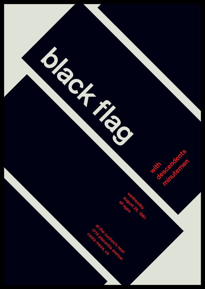 Swissted / Black Flag at the cuckoo's nest, 1981