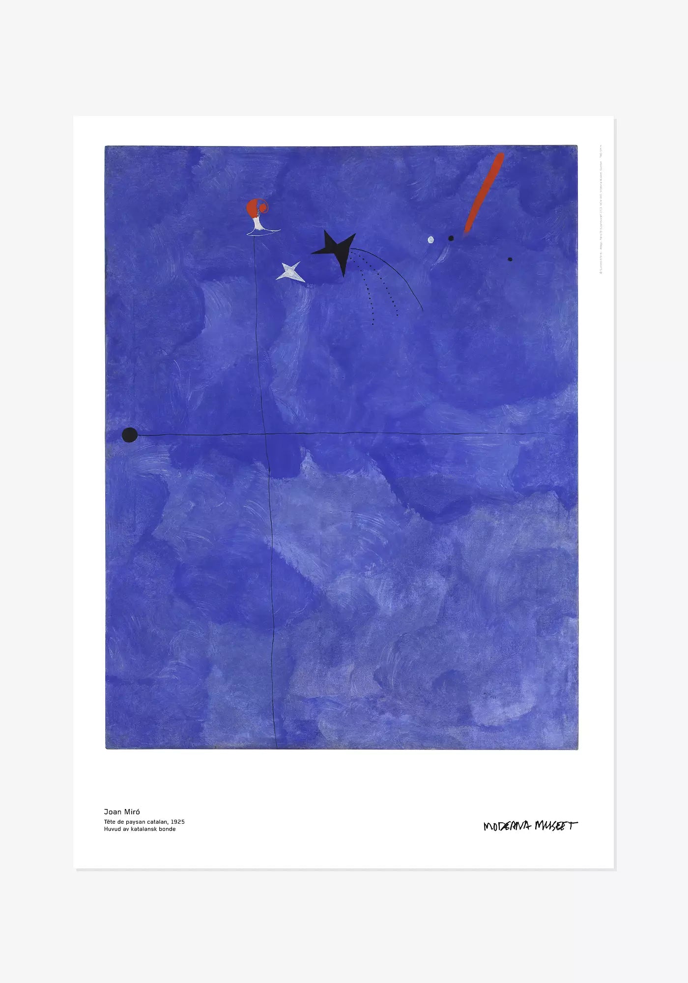 Joan Miró / Tête de paysan catalan, 1925
