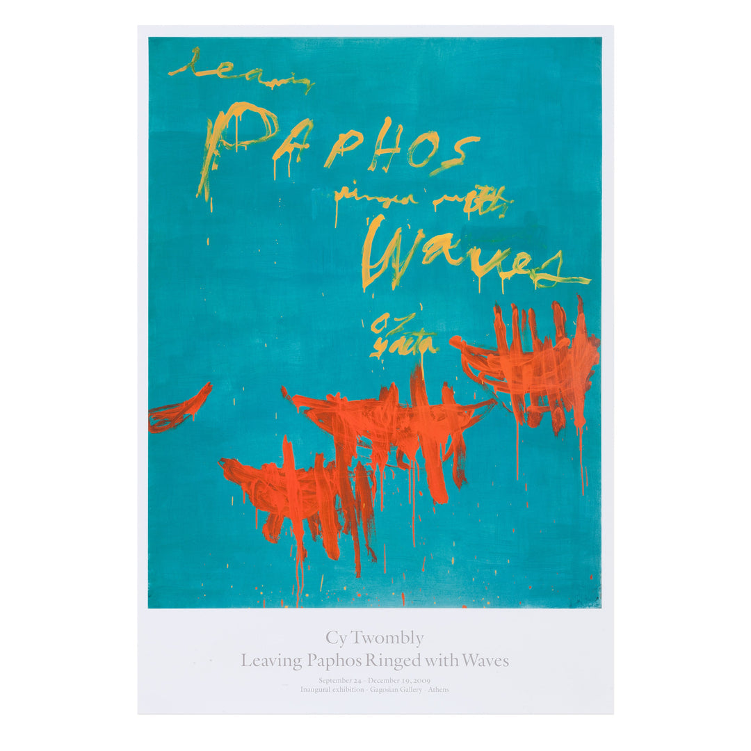 CY TWOMBLY / LEAVING PAPHOS RINGED WITH WAVES