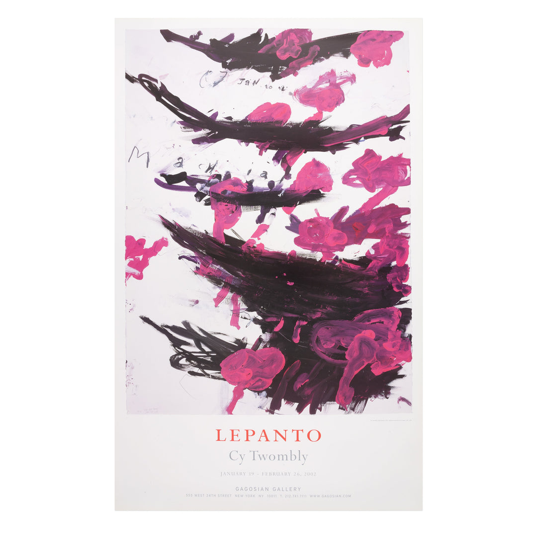 CY TWOMBLY / LEPANTO