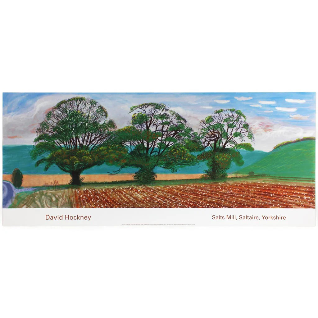 DAVID HOCKNEY / Autumn Trees Near Thixendale