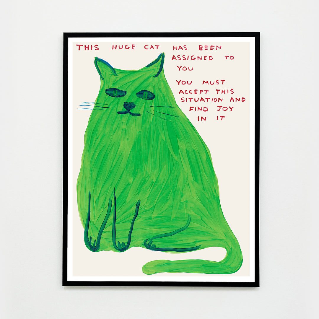 David Shrigley / This huge cat – Poster Shop Fubar