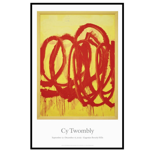 CY TWOMBLY / Untitled 2007 (Framed)