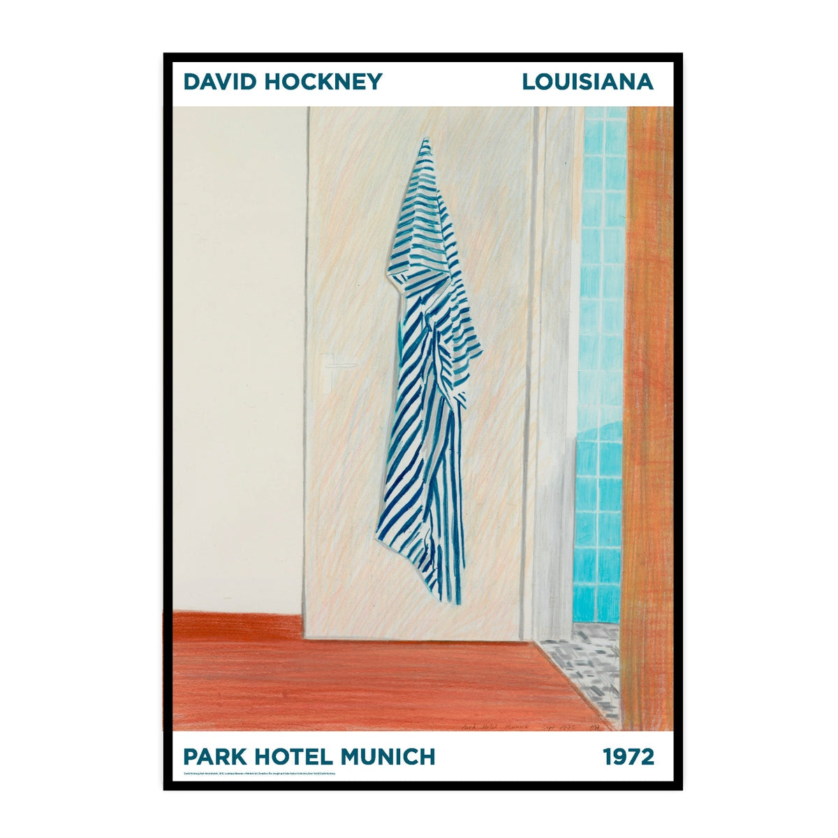 DAVID HOCKNEY / PARK HOTEL MUNICH (1972)