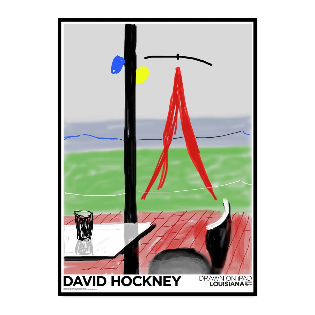 DAVID HOCKNEY / ME DRAW ON IPAD (2011) – Poster Shop Fubar