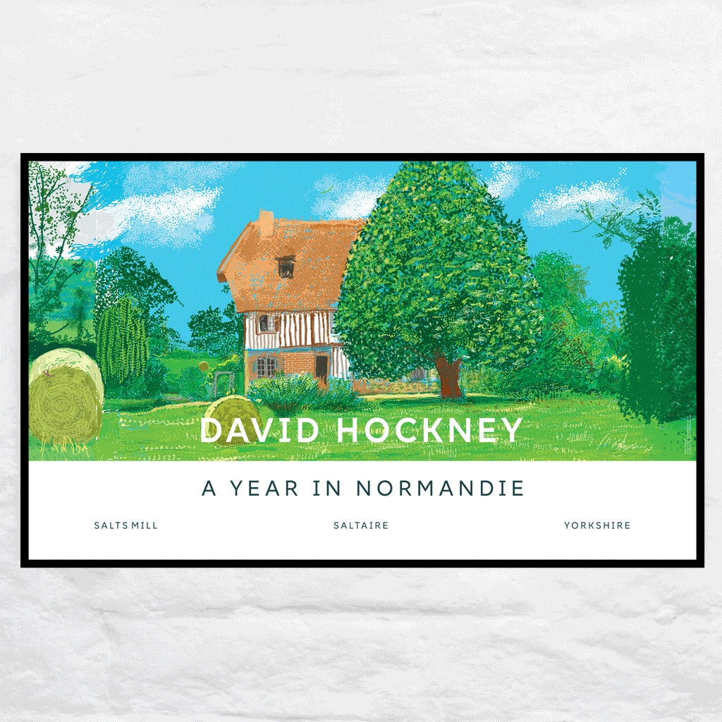 DAVID HOCKNEY / A Year in Normandie Poster by David Hockney (House and Tree)