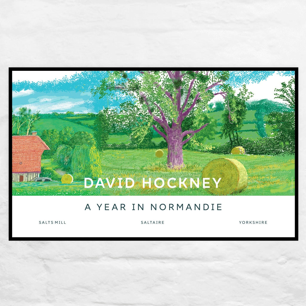 DAVID HOCKNEY / A Year in Normandie Poster by David Hockney (Purple Tree)