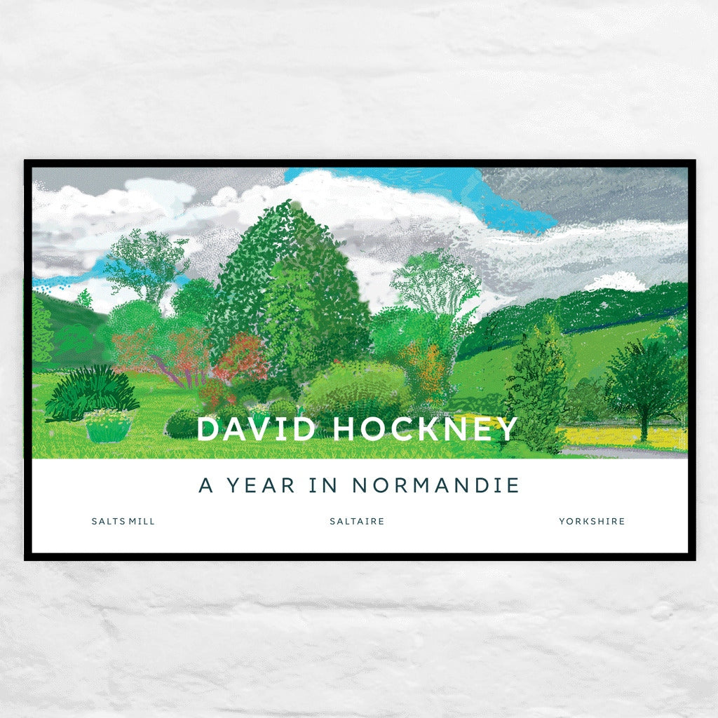 DAVID HOCKNEY / A Year in Normandie Poster by David Hockney (Trees)