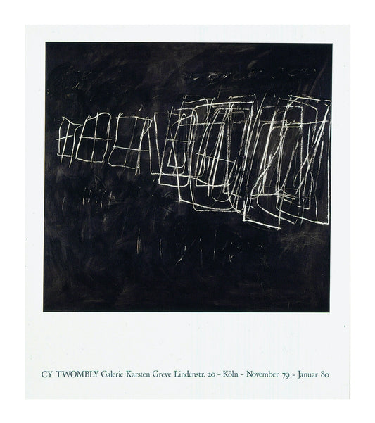 Cy Twombly / Galerie Karsten Greve, Köln 1980