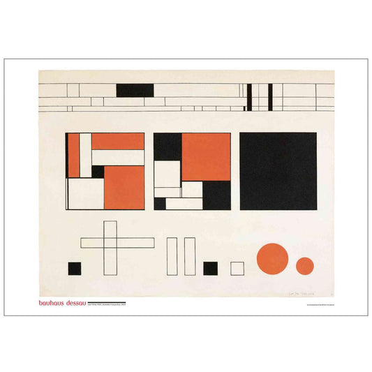 Designshop Bauhaus Dessau / ABSTRACT COMPOSITION . Poster #50