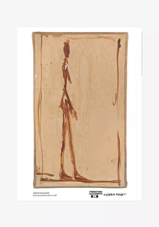 Alberto Giacometti / Figur qui marche de profil