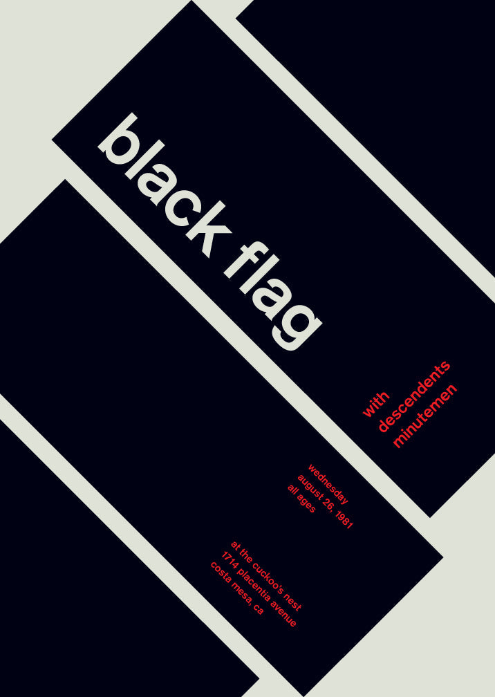 Swissted / Black Flag at the cuckoo's nest, 1981