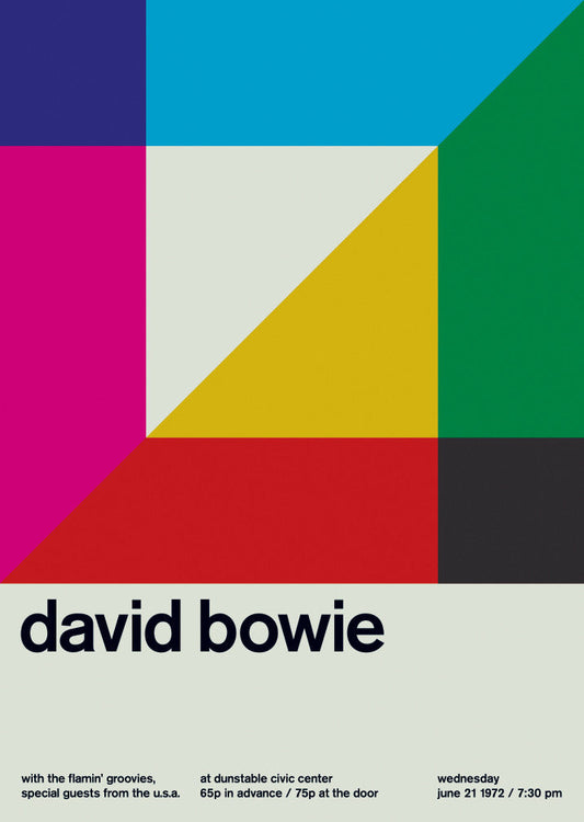 Swissted / David Bowie at dunstable civic center, 1972