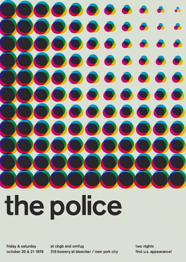 Swissted / The Police at cbgb and omfug, 1978